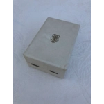 Vintage silver-plated set for church communion: a small silver-plated cup and a spoon from the famous company Christofle, France