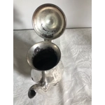Vintage Victorian silver plated teapot/coffee pot/water pitcher with hinged lid footed by Viners Sheffield, England
