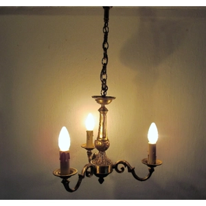 French brass and bronze 3 br..