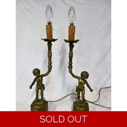 Antique Cherub Brass and Bro..