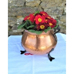 Vintage hammered copper planter C1960s