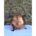 Vintage hammered copper planter C1960s