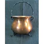 Vintage hammered copper planter C1960s