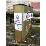 Motor Oil Tin Can "ESSO Extra Motor Oil 2 L, Empty publicity man cave retro vintage garage