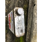 Motor Oil Tin Can "ESSO Extra Motor Oil 2 L, Empty publicity man cave retro vintage garage