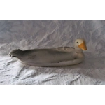 Delicious vintage French faience set for foie gras with 6 plates and 1 dish