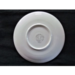 Delicious vintage French faience set for foie gras with 6 plates and 1 dish