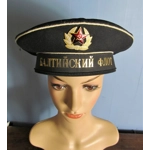 Vintage Soviet authentic military sailor`s cap of the Baltic Fleet super cool.