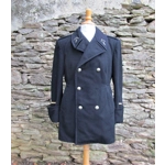 French Gendarme police wool coat Jacket 1960s / 70s era Blue in colour rare