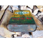 Old oil tin French Yacco bidon huile Yacco oldtimer garage publicity man cave retro vintage garage