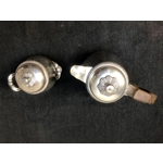 Christofle and Gallia Coffee pot and sugar bowl silver plated in Art Nouveau Regency style