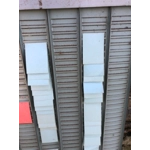 Industrial vintage 70s French Valrex memo board day planner wall mounted organiser in metal with light patina and rust retro kitchen garage