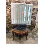 Industrial vintage 70s French Valrex memo board day planner wall mounted organiser in metal with light patina and rust retro kitchen garage