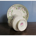 Vintage porcelain tea pairs from Hitkari Potteries China Bone, India, 1960s