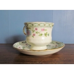 Vintage porcelain tea pairs from Hitkari Potteries China Bone, India, 1960s