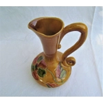 Vintage ceramic glazed jug for wine, drinks, water and so on, handmade in France