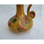 Vintage ceramic glazed jug for wine, drinks, water and so on, handmade in France