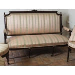 French Antique Empire style 3 place sofa and 4 chairs Circa early 1900s