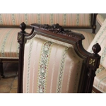 French Antique Empire style 3 place sofa and 4 chairs Circa early 1900s