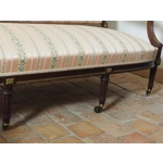 French Antique Empire style 3 place sofa and 4 chairs Circa early 1900s