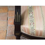 French Antique Empire style 3 place sofa and 4 chairs Circa early 1900s
