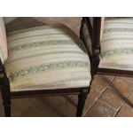 French Antique Empire style 3 place sofa and 4 chairs Circa early 1900s