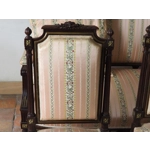 French Antique Empire style 3 place sofa and 4 chairs Circa early 1900s