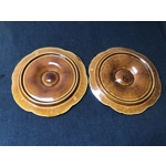 Two vintage glazed majolica oyster plates, Oyster Plates Seafood Dishes Shell Plate, SARREGUEMINES