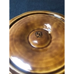 Two vintage glazed majolica oyster plates, Oyster Plates Seafood Dishes Shell Plate, SARREGUEMINES