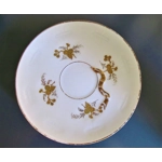 Five antique coffee pairs of amazing beauty from one of the early Limoges manufacturers produced in 1890