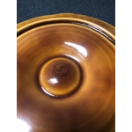 Two vintage glazed majolica oyster plates, Oyster Plates Seafood Dishes Shell Plate, SARREGUEMINES