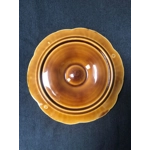 Two vintage glazed majolica oyster plates, Oyster Plates Seafood Dishes Shell Plate, SARREGUEMINES