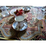 Russian Gobelin tapestry table centre stoleschnica Rococo style tapestry wall panel table centre jacquard 19.7" x 39"