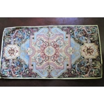 Russian Gobelin tapestry table centre stoleschnica Rococo style tapestry wall panel table centre jacquard 19.7" x 39"