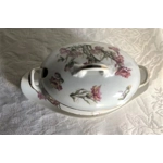 Antique porcelain gravy boat manufactured by the Limoges manufactory Bernardaud&Co, France, 1914-19