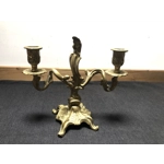 French rococo  Brass twin arm candelabras candle holders candlesticks dining library living room exc