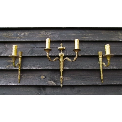 Set of 3 French Empire Bronz..