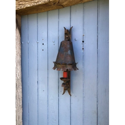 French medieval castle castle manor house gothic single-armed wall sconce iron and steel wall lamp for easy restoration