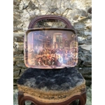 Mullerhof fibreglass vintage serving tray knee tray made in France 1970s medieval drunken pub scene fabulous detail