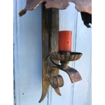 French medieval castle castle manor house gothic single-armed wall sconce iron and steel wall lamp for easy restoration