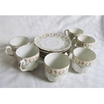 Antique tea/coffee set Limoges manufactory T.L.B.- Touze, Lemaître Frères & Blancher (1918- 1929)