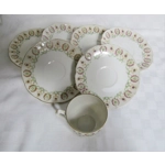 Antique tea/coffee set Limoges manufactory T.L.B.- Touze, Lemaître Frères & Blancher (1918- 1929)