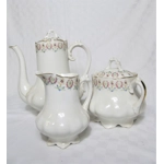 Antique tea/coffee set Limoges manufactory T.L.B.- Touze, Lemaître Frères & Blancher (1918- 1929)
