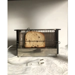 Vintage metal toaster made by French Moulinex, Spain, 1970s, in working condition.