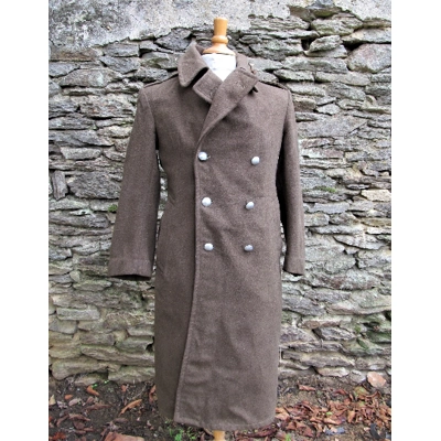 French vintage military trench coat in as found condition unisex will need a clean
