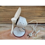 1950s vintage retro French ventilator fan cooler with rubber blades metal body and in fine working condition