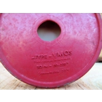 1950s vintage retro French ventilator fan cooler with rubber blades metal body and in fine working condition