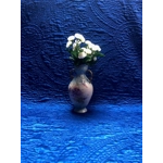 Antique Art Nouveau vase Robert Hanke gold painting rich floral decoration with gold plated around 1