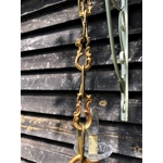 French neo classical gilt 3 branch elegant vintage chandelier pendant light fitting vintage French fixture