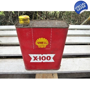 Shell X100 old French red oi..